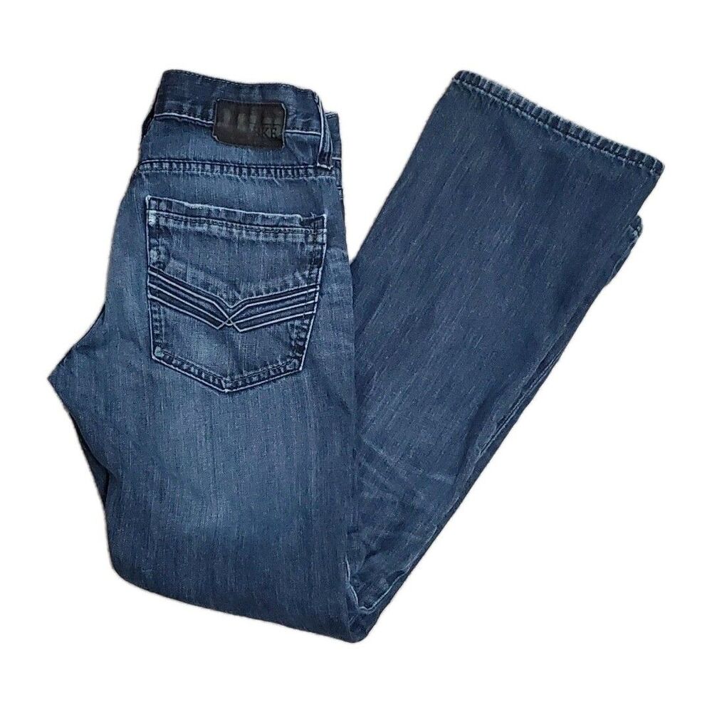 BKE Aiden Mens Sz 28S Button Fly Denim Blue Jeans 28 x 28.5